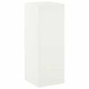 vidaXL Стойка за растения Бяло 30 x 30 x 80 cm Стомана