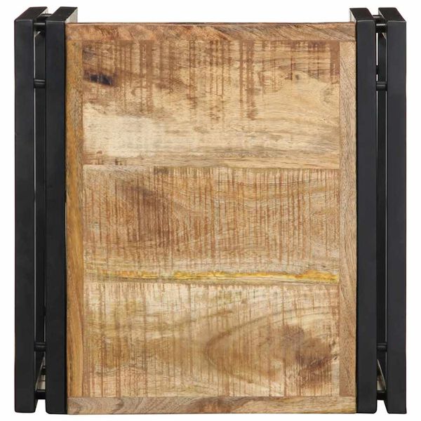 vidaXL Масичка за кафе 40x40x35 cm Масивна груба дървесина Манго