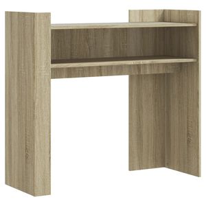 vidaXL Конзолна маса, дъб сонома, 100x35x90 см, инженерно дърво
