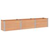 vidaXL Градинска повдигната леха Кафяво 300 x 50 x 54 cm