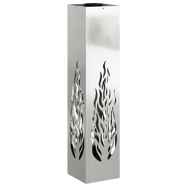 vidaXL Соларна LED светлина за пътека 2 pcs Сребрист