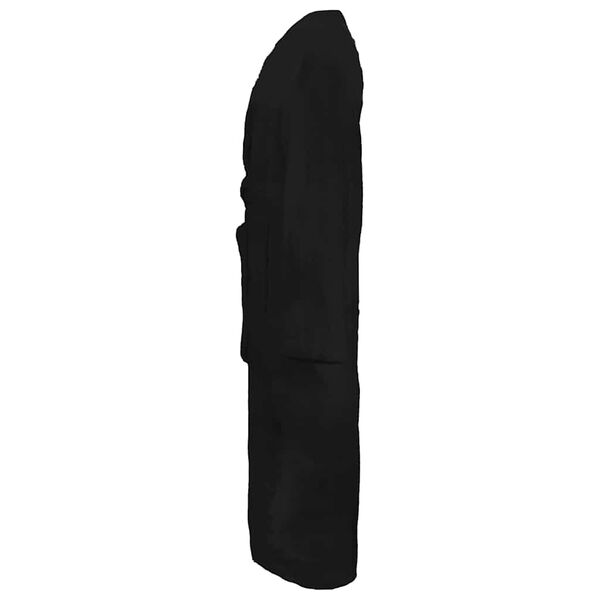 vidaXL Халат за баня KINN Черно S Памук