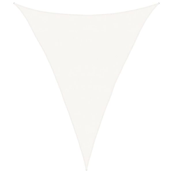 vidaXL Платно-сенник, 160 г/м&sup2;, бяло, 5x6x6 м, HDPE