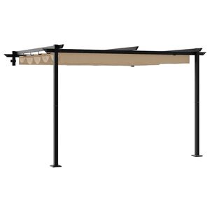 vidaXL Шатра 300 x 300 x 200 cm Таупе Полиестер