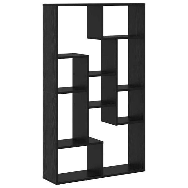 vidaXL Шкаф за книги Черния дъб 72 x 20 x 102,5 см Инженерно дърво