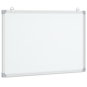 vidaXL Магнитна бяла дъска 40x30x1,7 см алуминий