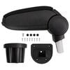 vidaXL Подлакътник за кола черен 13,5x32,5x(31-46,5) см ABS