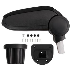 vidaXL Подлакътник за кола черен 13,5x32,5x(31-46,5) см ABS