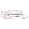 vidaXL Дневно легло с уширение и чекмеджета без матрак 90x200 см