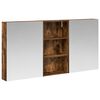 vidaXL Комплект шкафове за баня 3 бр. 140 x 14,5 x 70 см