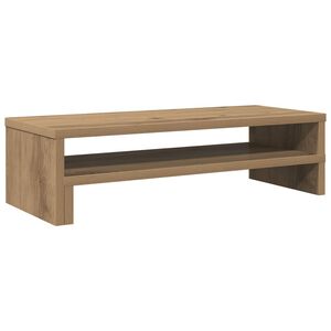vidaXL Поставка за монитор, дъб артизан, 54x22x15 см, инженерно дърво