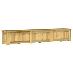 vidaXL Повдигната леха, 291x50x50 см, импрегнирано борово дърво