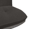vidaXL Въртящ се офис стол Тъмно сив къдрав вълнен плат