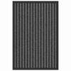 vidaXL Мат за врата Черно 40 x 60 cm Полипропилен