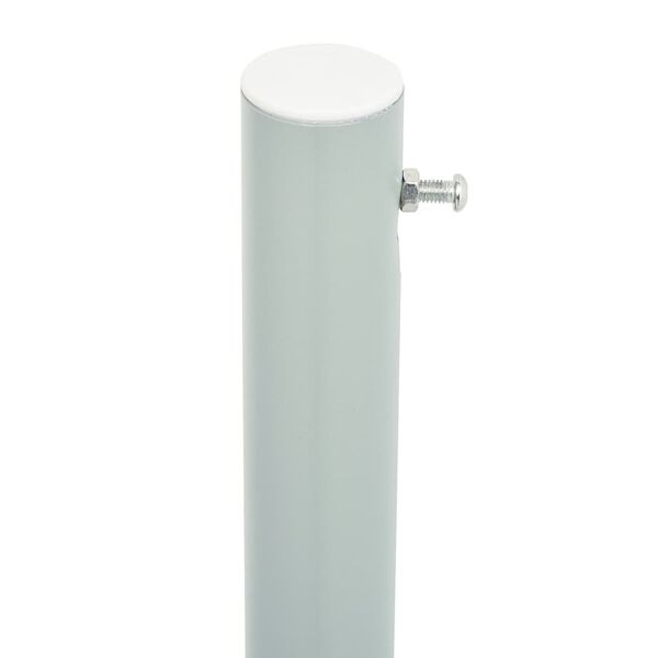 vidaXL Прибираща се странична тента за двор, 180x600 см, червена