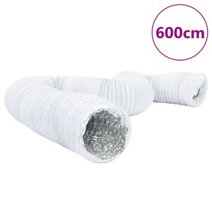 vidaXL Вентилационен канал алуминий и PVC 6 м &Oslash;15 см