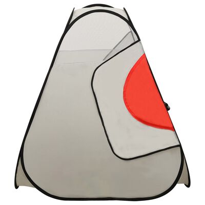 vidaXL Детска палатка за игра слонче, сива, 174x86x101 см