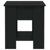vidaXL Маса за кафе, черна, 101x49x52 см, инженерно дърво