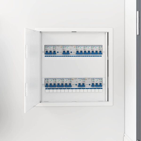 vidaXL Панели за достъп Бяло 40 x 40 cm ABS пластмаса