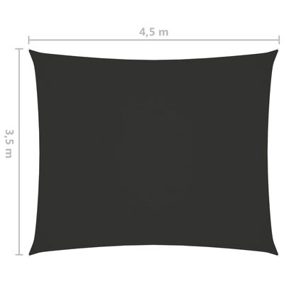 vidaXL Платно-сенник, Оксфорд текстил, правоъгълно, 3,5x4,5 м