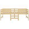 vidaXL Рамка за легло без матрак, 90x200 см, масивна чамова дървесина