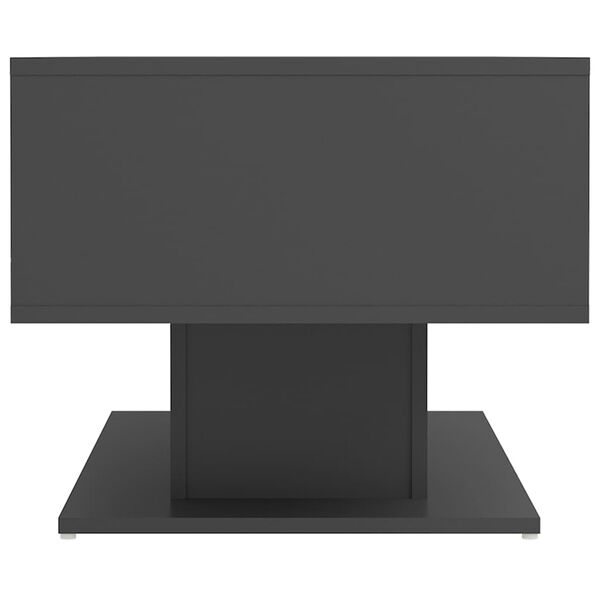 vidaXL Маса за кафе, сива, 103,5x50x44,5 см, инженерно дърво