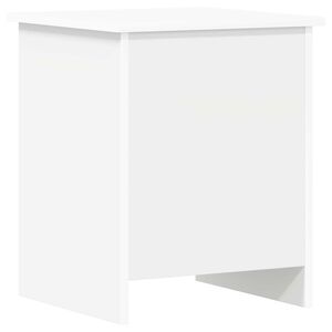 vidaXL Складов сандък Бяло 40 x 40 x 50 cm Инженерна дървесина