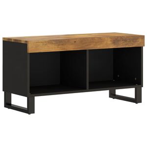 vidaXL ТВ шкаф, 85x33x43,5 см, масивно мангово дърво