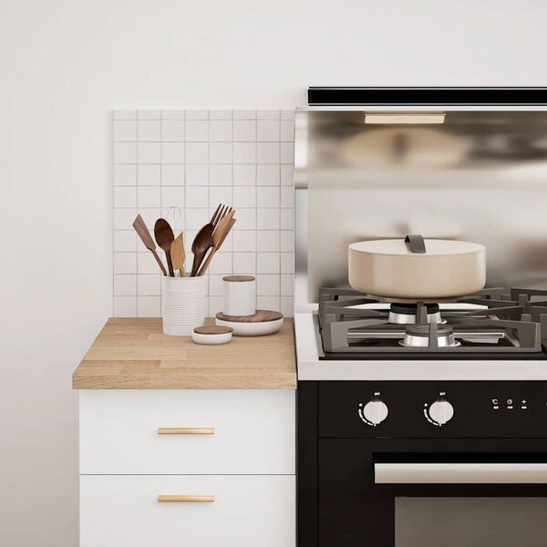 vidaXL Кухненски работен плот, 40x63,5x2,7 см, дъб масив, правоъгълна