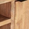 vidaXL ТВ шкаф, 120x30x42 см, акациево дърво масив с живи ръбове