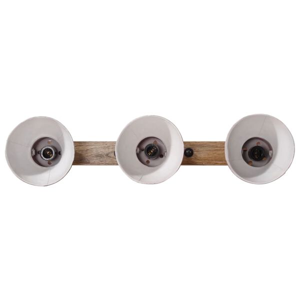 vidaXL Стенна лампа 25 W състарено червено 65x25 см E27