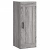 vidaXL Висок шкаф, сив сонома, 34,5x34x180 см, инженерно дърво