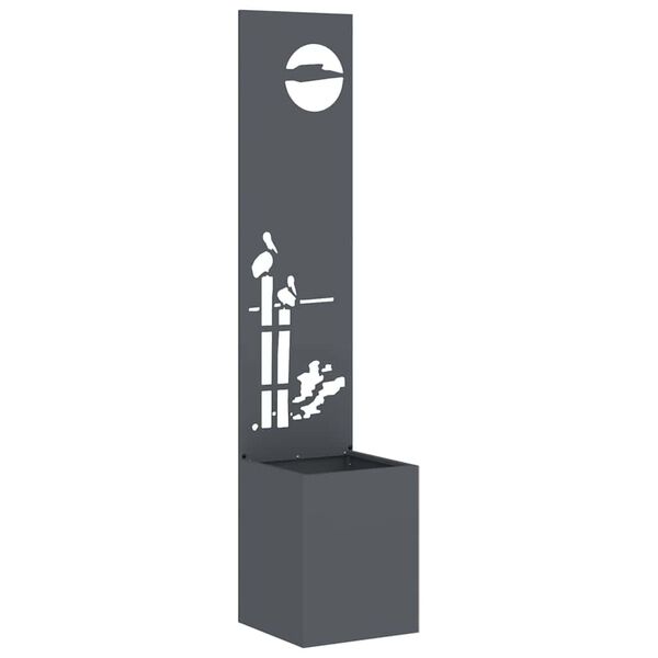 vidaXL Екран за градинска неприкосновеност Антрацит 32 x 140 см