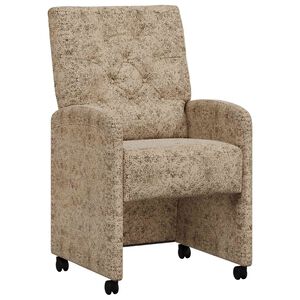 vidaXL Столове с Колела с колела 2 pcs Светлосиво 58 x 67 x 97 см