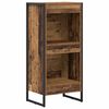 vidaXL Шкаф за книги 40 x 30 x 86,5 см Инженерна дървесина Старо дърво