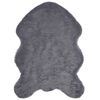 vidaXL Изкуствена овча килим TAFALLA Антрацит 60 x 90 cm Полиестер