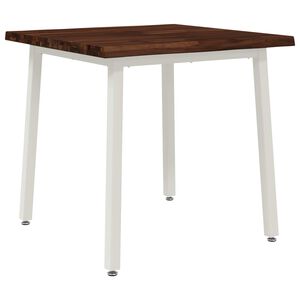 vidaXL Маса за хранене с жив ръб 60 x 55 x 75 см