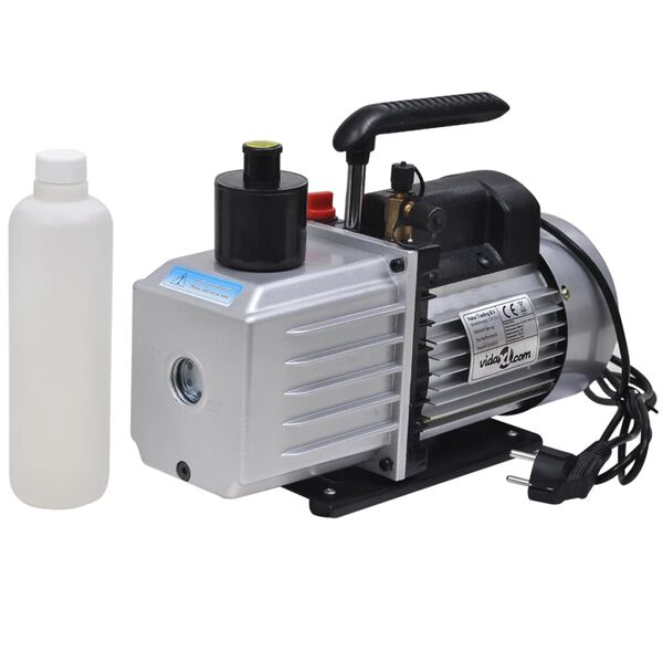 vidaXL Вакуумна камера с 2-степенна помпа 7,4 л