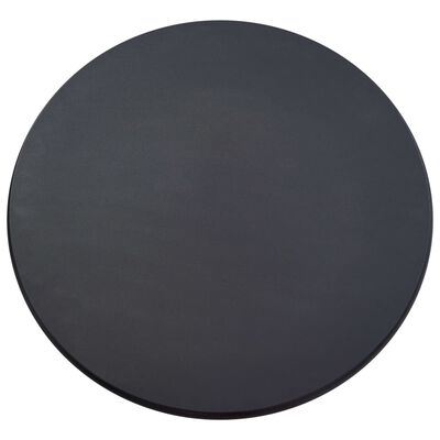 vidaXL Бар маса, черна, 60x107,5 см, МДФ