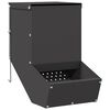 vidaXL Хранилка за зайци Черно 17,5 x 26 x 28,5 см 1,5 kg