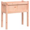 vidaXL Градинска кашпа с крака, 70x31x70 см, дугласко дърво масив