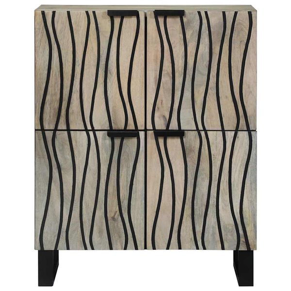 vidaXL Шкафове и стелажи за съхранение на медии Бял и черен