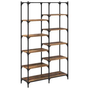 vidaXL Рафт за книги 9 нива 100 x 32 x 170 см Инженерна дървесина