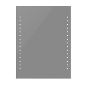 Стенно огледало за баня със LED светлини, 60 x 80 см (Д х В)