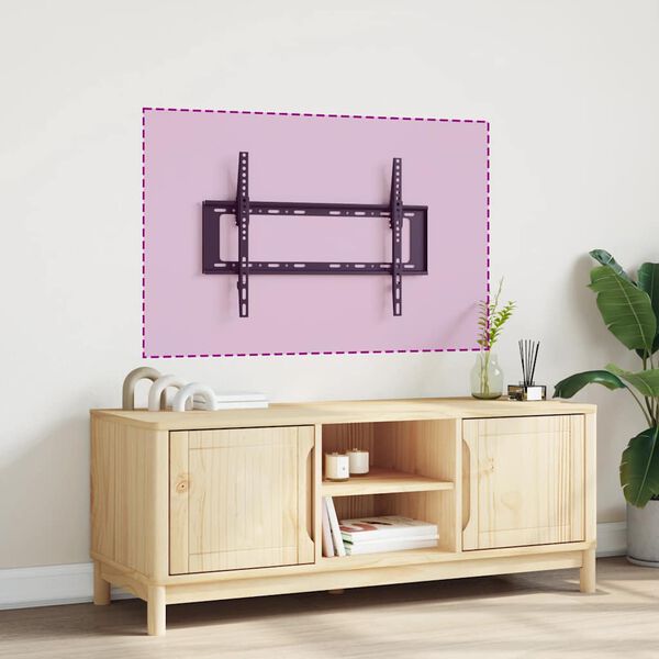 vidaXL ТВ стойка за стена за 26-63 инча екран VESA 600x400 мм 50 кг