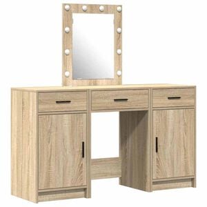 vidaXL Тоалетка Кафяво 50 x 41 x 135 см Инженерна дървесина