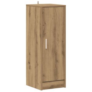 vidaXL Шкаф за обувки 32 x 35 x 92 см Дъб артизан