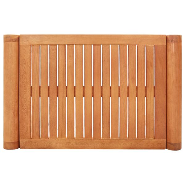 vidaXL Градинска пейка, 64 cм, евкалиптово дърво масив