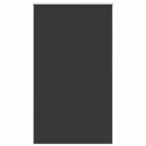 vidaXL Ролетна щора Blackout Black 125x230 cm Ширина на плата 121,6 cm