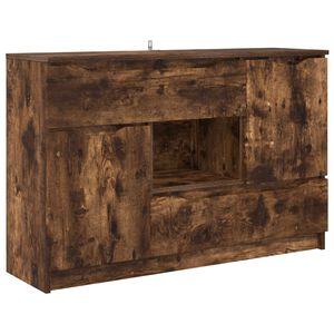 vidaXL Служебен шкаф Димян дъб 100 x 30 x 65,6 Инженерна дървесина